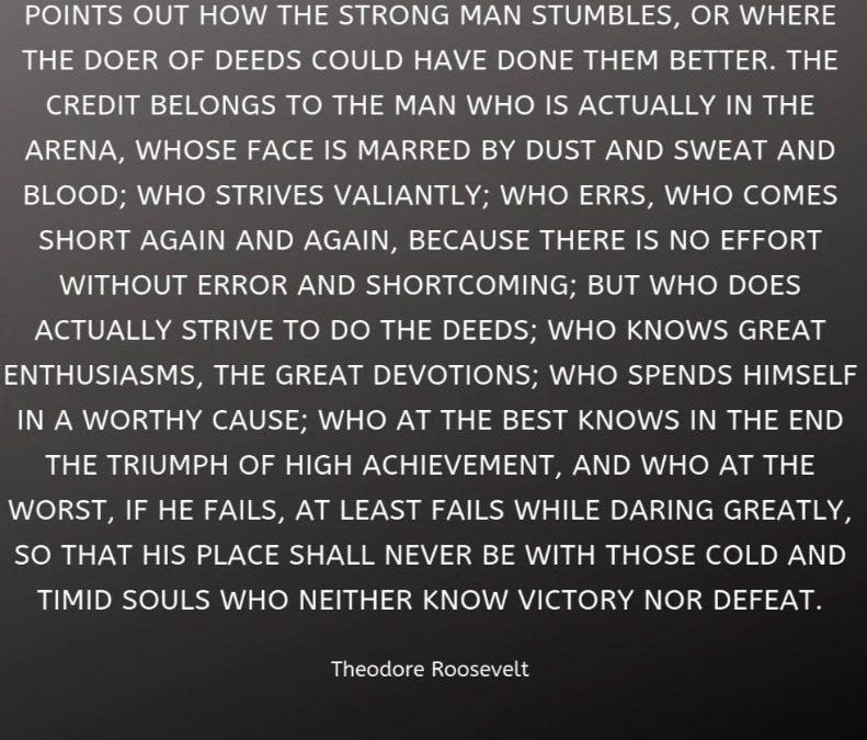The Man in the Arena